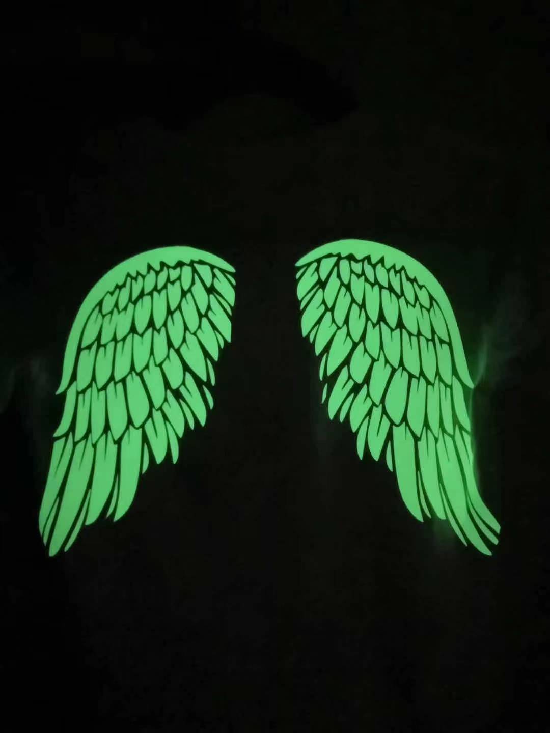 Fácil brillo de maleza en la oscuridad Luminoso de la transferencia de calor Vinyl Photo Luminiscente PU flexible para la ropa