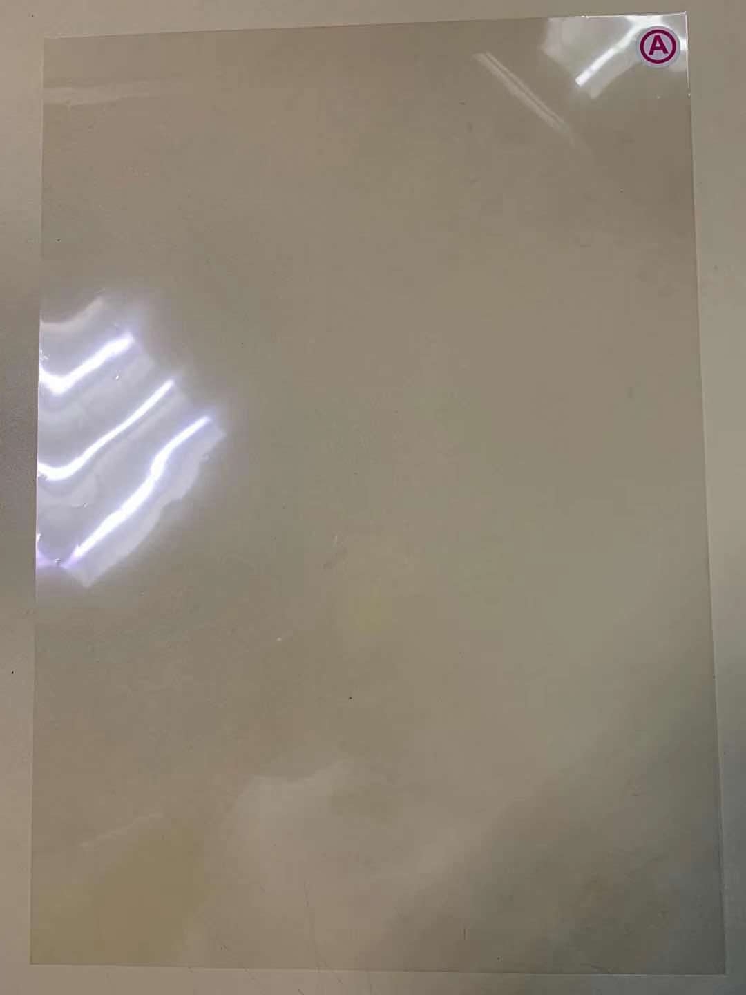 Película UV DTF de tamaño A3/A2 (juego de películas A & B) película mágica de transferencia en frío/caliente UV DTF-etiqueta de cristal UV para solución de transferencia UV