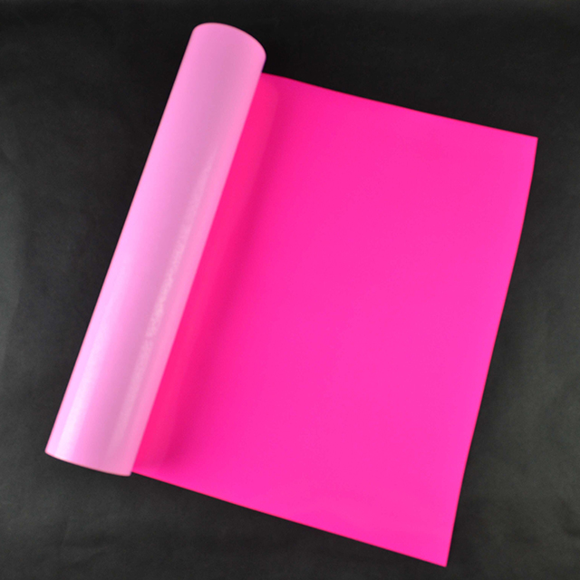 Fácil deshierbe Fluorescente PU Flex Transferencia de calor Vinilo para ropa