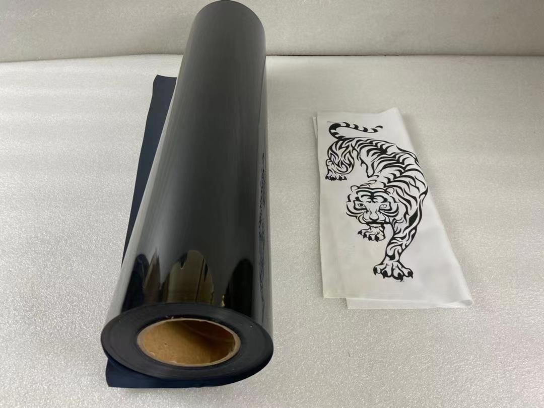 Flex de PU cortable de vinilo de transferencia de calor de fácil deshierbe para textiles