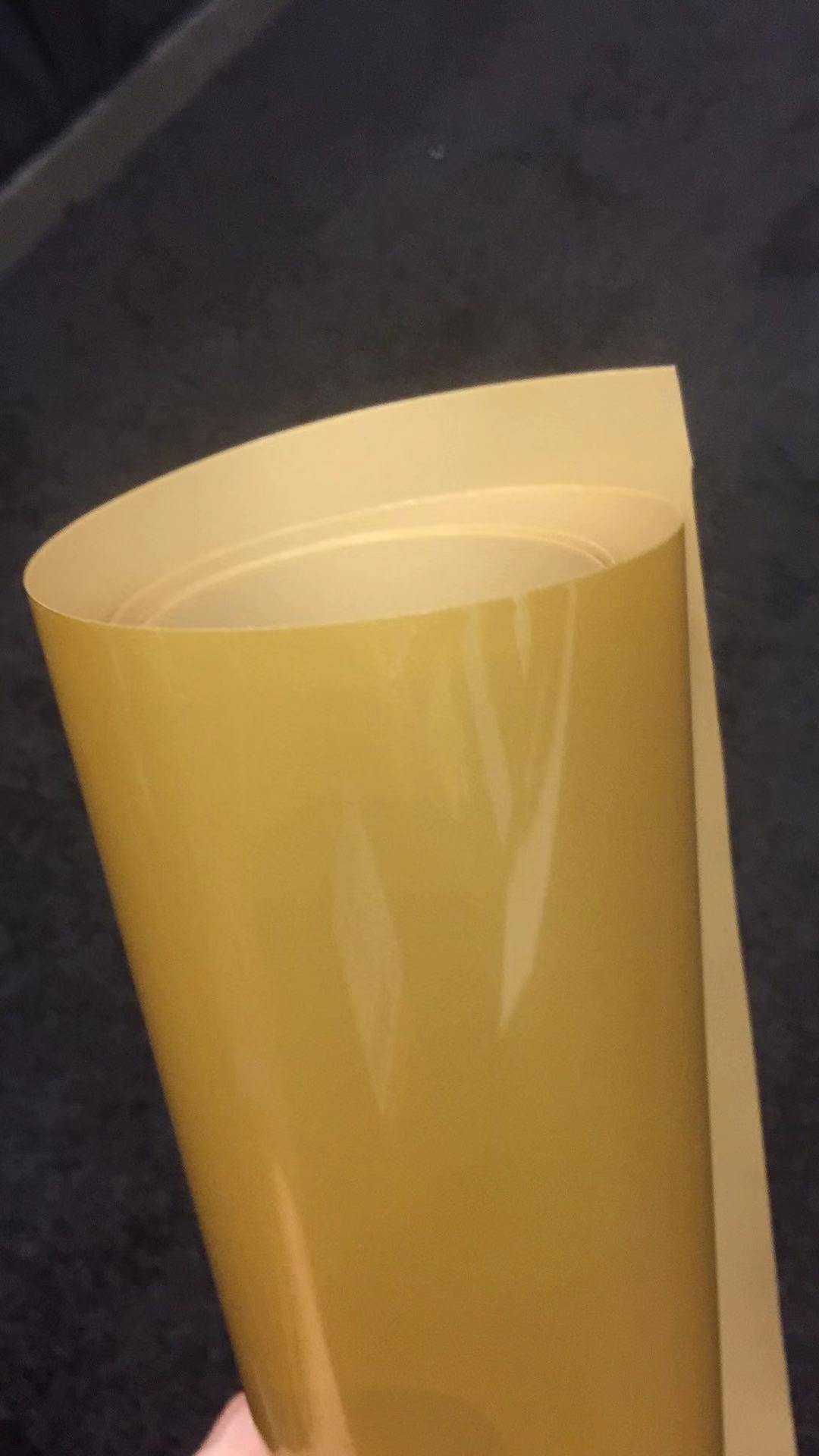 Fácil deshierbe el brillo de la transferencia de calor Vinyl PU flex para la ropa