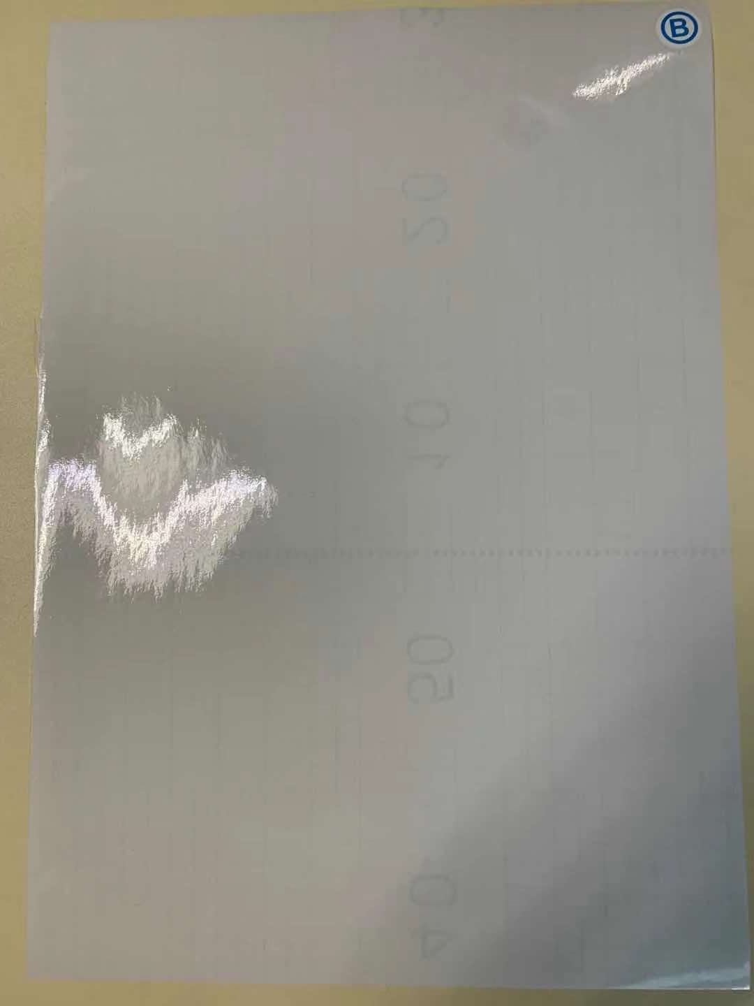 Película UV DTF de tamaño A3/A2 (juego de películas A & B) película mágica de transferencia en frío/caliente UV DTF-etiqueta de cristal UV para solución de transferencia UV