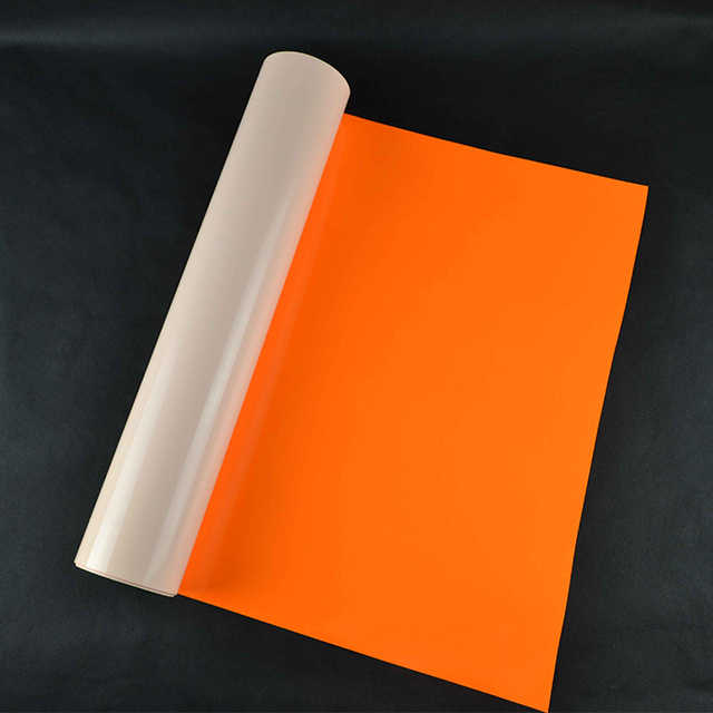 Fácil deshierbe Fluorescente PU Flex Transferencia de calor Vinilo para ropa