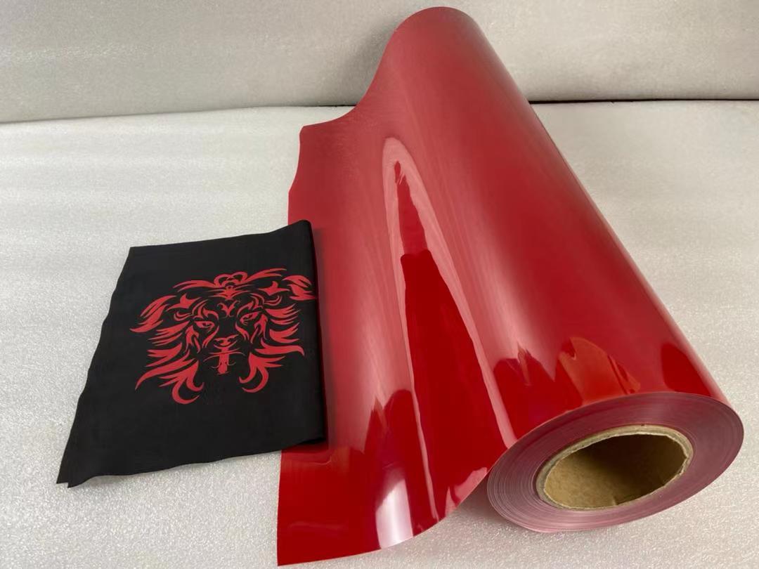 Flex de PU cortable de vinilo de transferencia de calor de fácil deshierbe para textiles